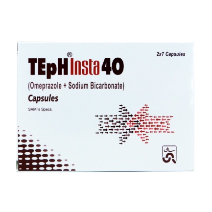 Teph Insta Capsule 40/1100 Mg 14'S